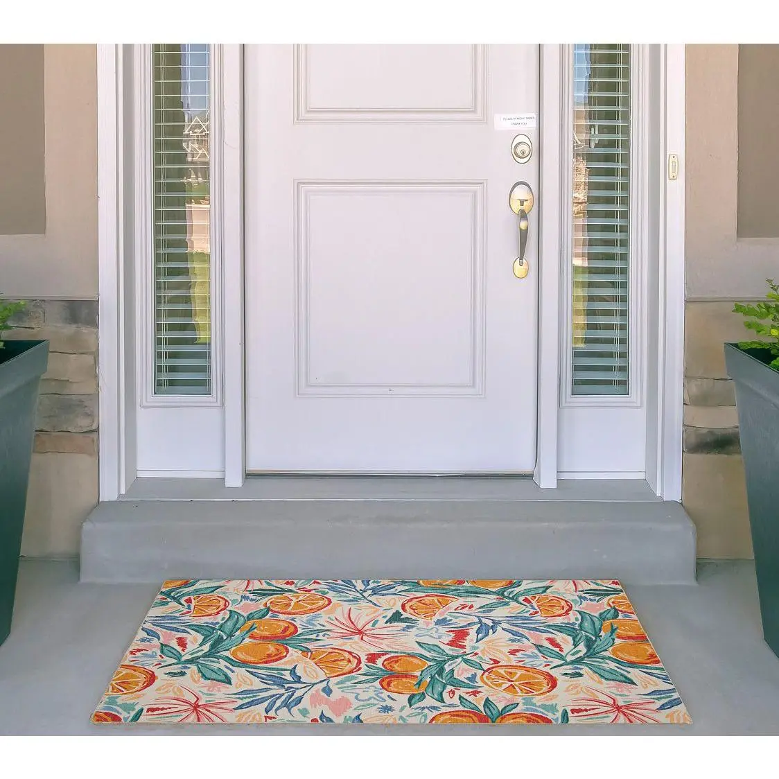 Linon Home Decor Pensacola2' X 3' Indoor/Outdoor Washable Rug Linon Home Decor Pensacola2' X 3' Indoor/Outdoor Washable Rug