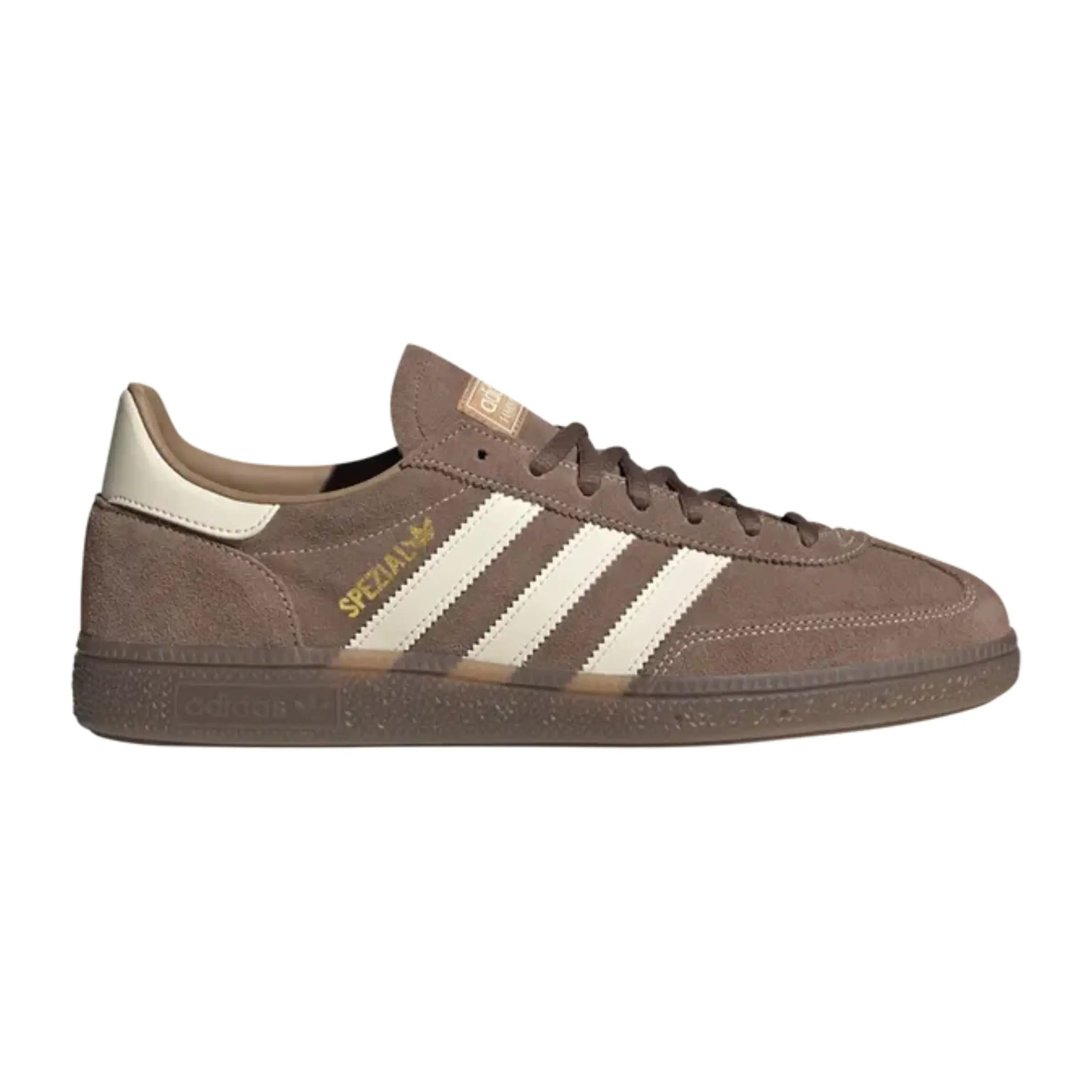 adidas Handball Spezial Earth Strata Wonder White, Sneaker, Footwear, Trainer, Casual, Classic, Shoe, Retro Look, Gum Rubber, Everyday Wear, Laces Casual Trainers, Walking Shoes, Suede, Vintage, 100% Authentic