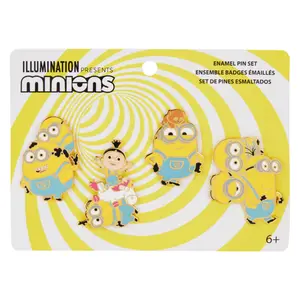 Despicable Me Minions 4-Piece Pin Set Despicable Me Minions 4-Piece Pin Set