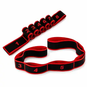 Yoga Elastic Band - Yoga Number Band Shoulder and Back Opening Fitness Resistance Band Tension Band Stretching Band Stretching and Muscle Tension Band - Latex - For Yoga, Pilates & Stretching - Suitable for All Fitness Levels - Great Gift for Fitness Enth
