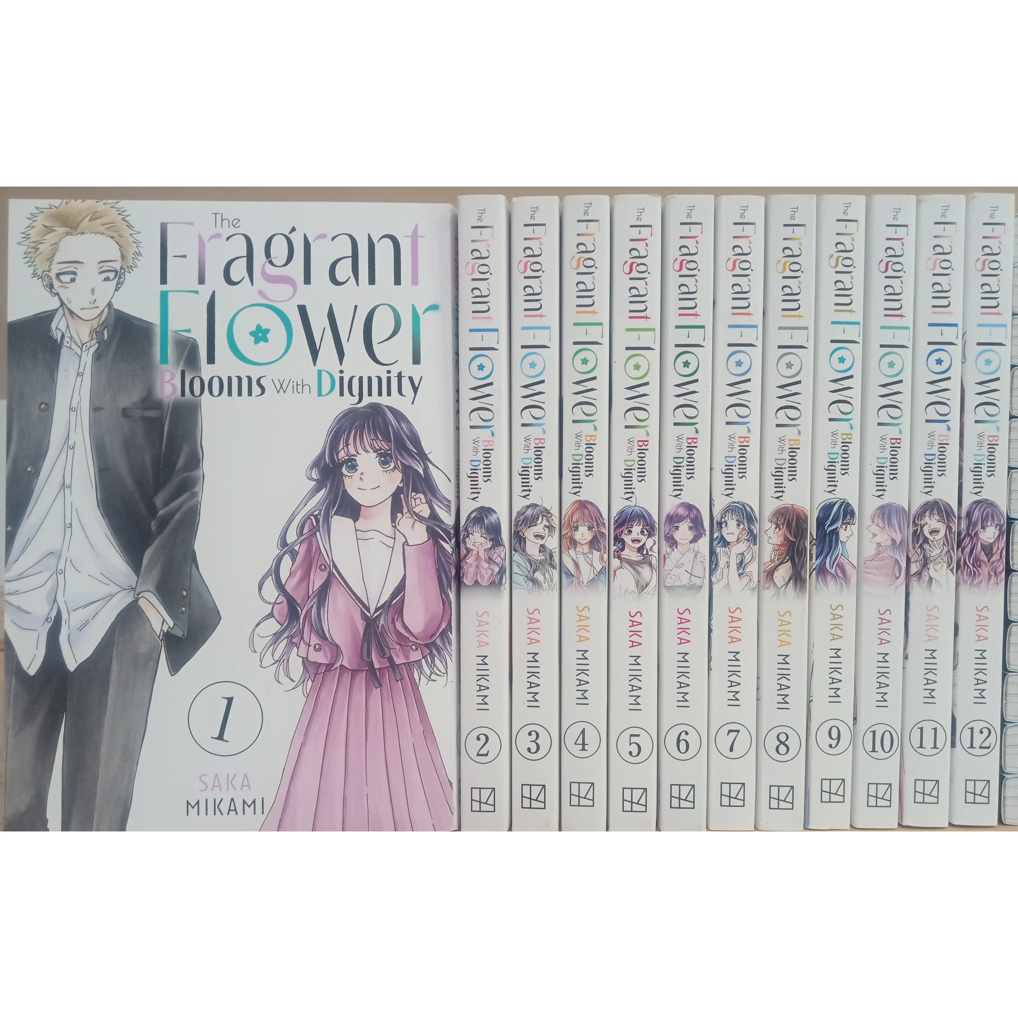 The Fragrant Flower Blooms With Dignity Vol. 1-13 Complete Manga Set English