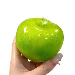 ASMR Slushie Green Apple Squishy Toy - Moldable Non-Rebound Crunchy Fidget Toy | Perfect for Medium GripStrength, Satisfying Crunchy Sensory Fidget Ball, Soft Squeeze Stress Relief Set, Calming Anxiety Toy for Desk & Travel, Birthday Party Gift for Kids