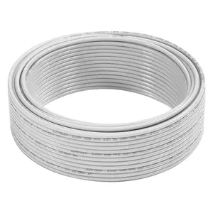 Maxxima 100 Ft. 14 AWG White THHN Stranded Copper Electrical Wire, 600V