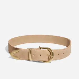 Bonnie Belt Linen Suede