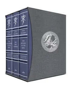The Lord of the Rings Deluxe Illustrated Box Set: The Fellowship of the Ring / The Two Towers / The Return of the King by J. R. R. Tolkien [Hardback Book]