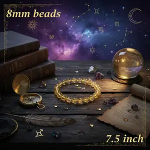 Attract Abundance with This Citrine Bracelet-8mm