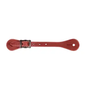 FLORAL SS HARNESS LEATHER SPUR STRAPS
