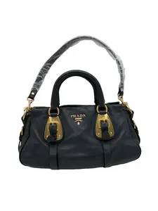 Pre-owned PRADA Black Leather Hand & Shoulder Bag/MS10115356/5356
