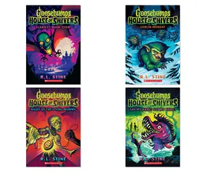 Goosebumps House of Shivers 4-Book Horror Collection by R.L. Stine - Paperback
