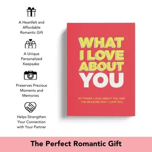 Why I Love You Fill-in-the-Blank Book – Ideal Romantic Gift for Couples & Anniversaries