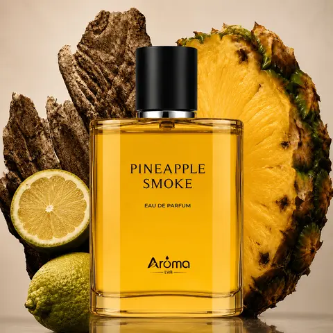 Pineapple Smoke Eau De Parfum 90ml (3.04oz) Lemon, Blackcurrant, Musk, Ambergris Perfume | Long-Lasting Luxury Men's Fragrance for Dates & Everyday Wear Premium Gift