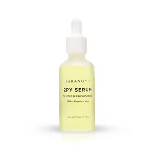 [Parang Blue Official] 2PY Serum: Gentle Blemish Serum | PHA, Papaya Extract, Yuzu | 1.7 Fl Oz / 50mL