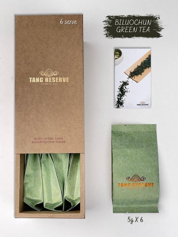 Tang Reserve Bi Luo Chun Green Tea Cold Brew Taseting Kit (30g/box) - Spring 2025, Sweet & Refreshing Aroma, Medium Caffeine, Gluten-free, Spring 2025 Harvest