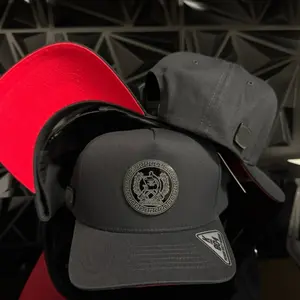 Guatemala Hats Black Snapback for Men with Logo and Adjustable Fit