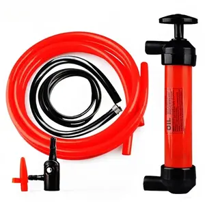 1pc Portable Manual Oil Pump Hand Siphon Tube Car Hose Liquid Gas Transfer Sucker Suction High Quality Inflatable Pump