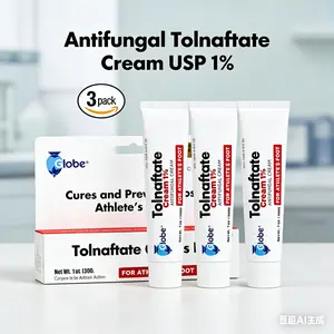 Antifungal Tolnaftate Cream USP 1% | 1 oz, 3-Pack | Compare to Tinactin | Fast Relief for Athlete’s Foot & Fungal Skin Irritation Aroma Cinnamon