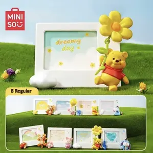 [New Year's gift] MINISO Disney Winnie the Pooh Polaroid Series Figurine Blind Box Desktop Ornament Photo Frame Trendy Toy   075