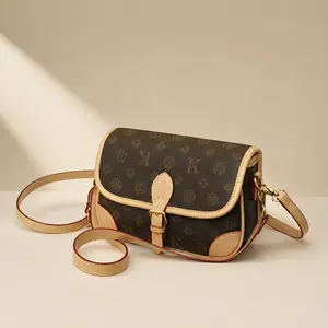 Trendy Printed Shoulder Bag for Busy Women - Comfortable Wide Strap Crossbody Purse for Everyday Errands