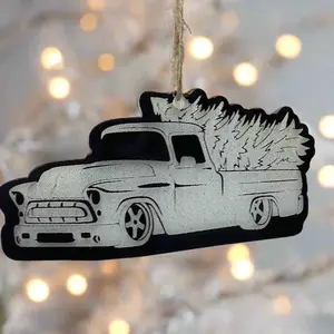 3 pack** C10 Christmas tree truck ornaments 57 60 66 67 72 73 87 88 91 98 custom square body OBS
