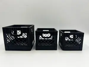 Milk Crates (Pack of 3)