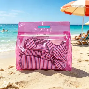 Waterproof Swimming Bag  Wet Dry Separation Beach Storage Portable Big EVA Organizer Bags Zipper Design Toiletry Makeup Bag