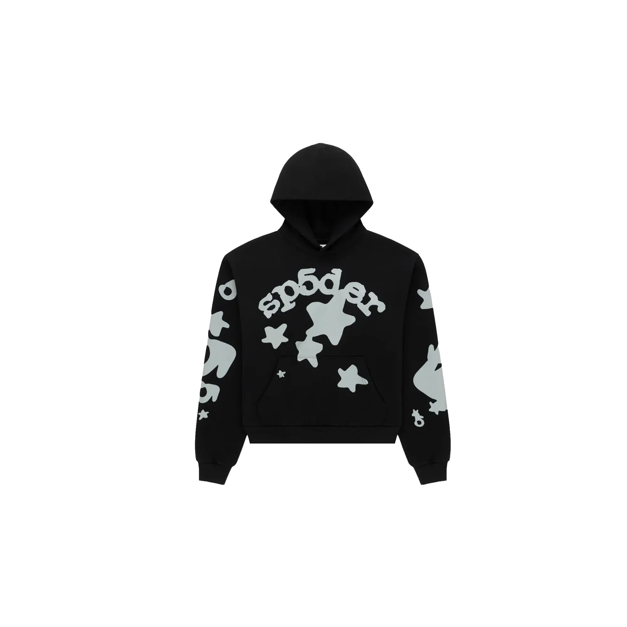 black pink hoodie sp5der - TikTok Shop