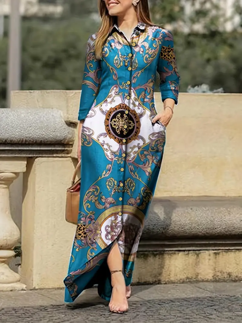 long shirt dress for ladies Women's Long Shirt Dress with Waist Detail and Button Front  Madison Park  Clothing