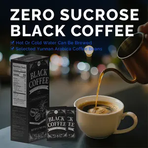 Sharkfit Zero Sucrose  Instant Black Coffee features Yunnan Arabica beans. It’s rich in protein, freshly roasted daily for a fresh - ground - like flavor. Brewable hot or cold, suiting strong, latte, or iced coffee preferences.