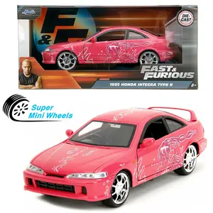 Jada 1:24 Fast & Furious Mia’s Acura Integra w/ S200 Graphics Pink #35876