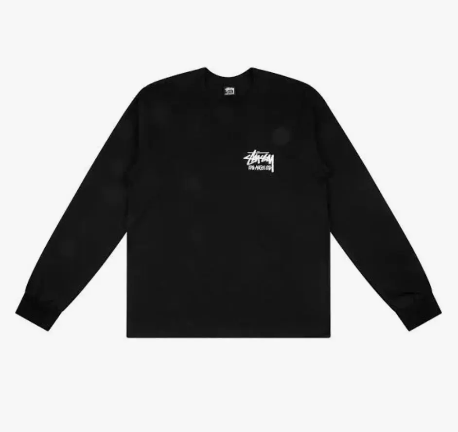 Stussy Basic Logo Long Sleeve T-Shirt Los Angeles Exclusive