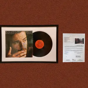 Bruce Springsteen 25 x 16.5 Signed JSA Authenticated "The Wild, the Innocent & the E Street Shuffle" Framed LP