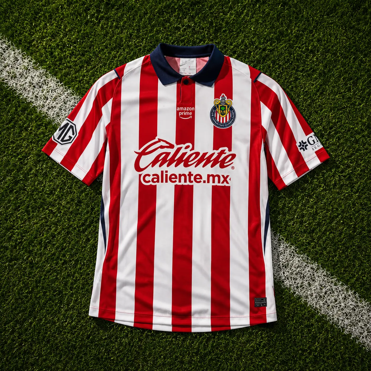 Red Chivas Home Soccer Shirt 26-27, Quick-Dry Short Sleeve Soccer Jersey, Breathable Game Day Sports Top, Liga MX Fan Gear