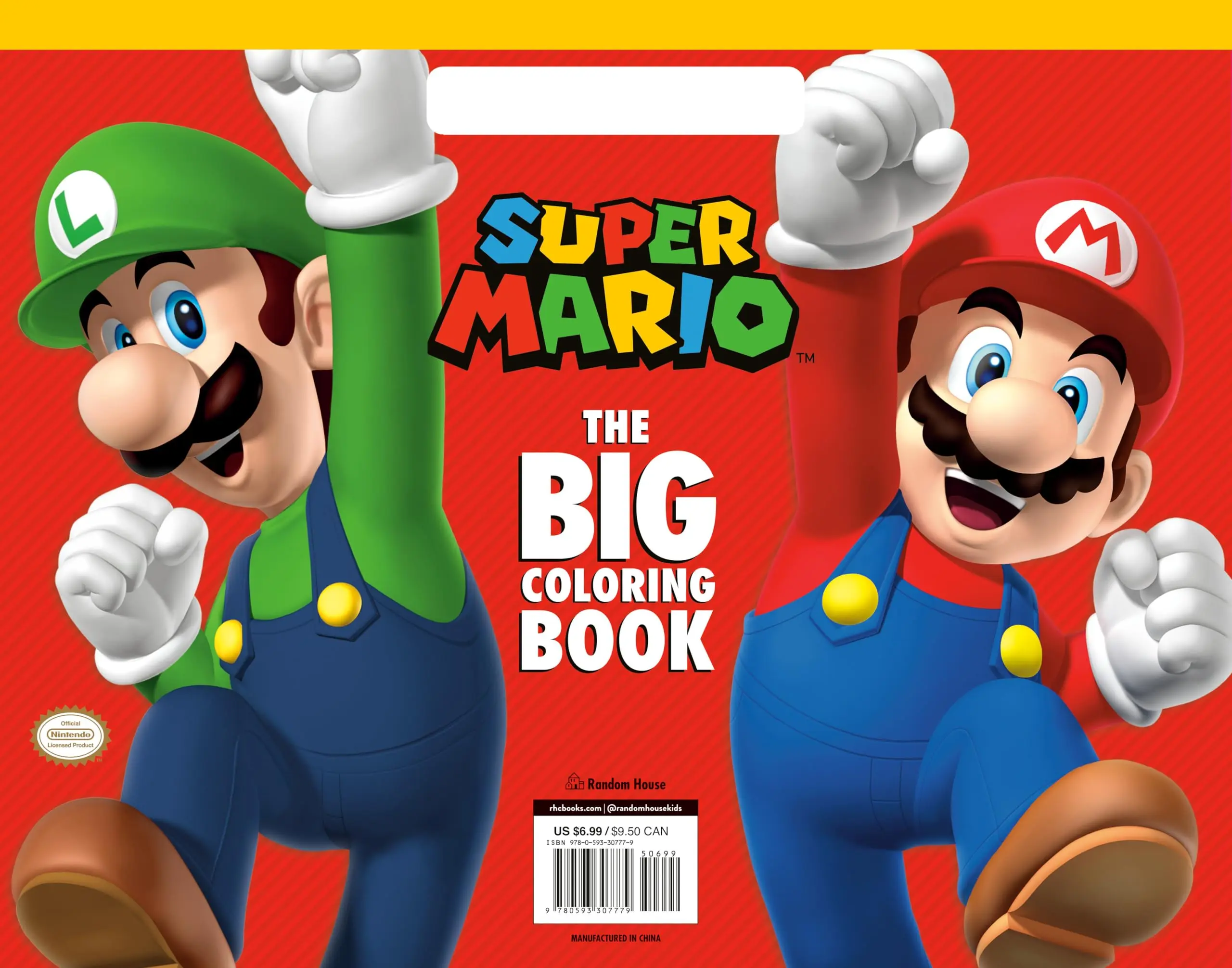 Super Mario: The Big Coloring Book (Nintendo(r)) -- Random House - Paperback