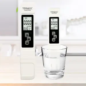 Digital Water Quality Tester, Three-In-One Tds and Ec Meter, Temperature Measurement, Backlit Display, Versatile Use, Precision Testing for Home/aquarium/pool