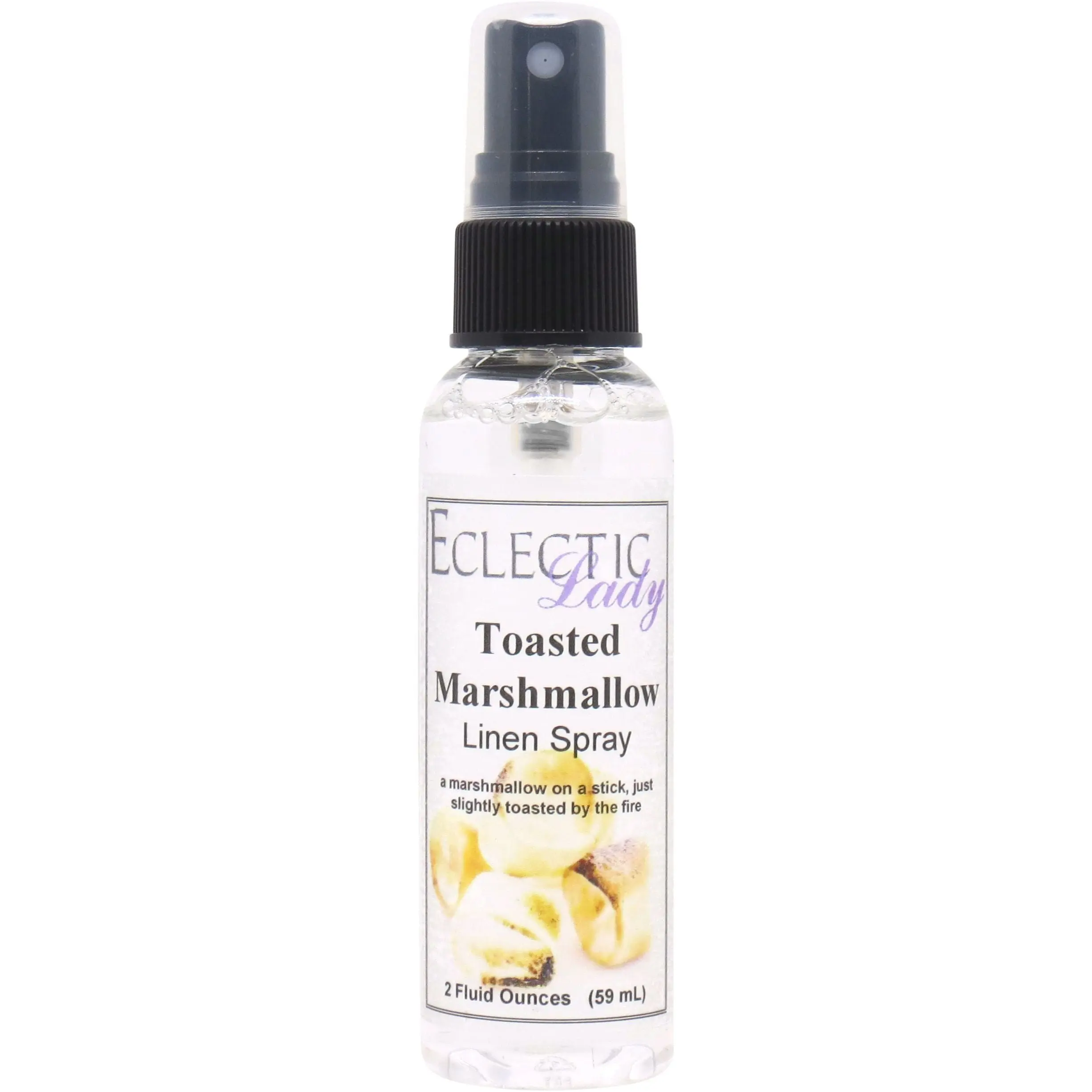 Toasted Marshmallow Linen and Sheet Spray - No Artificial Colors, Parabens, or Preservatives - Long-Lasting Scent for Bed, Fabric & Pillow