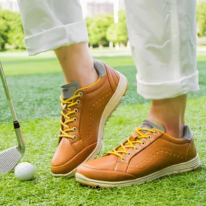 2026 Men Golf Shoes Professional Spikes Golf Sport Sneakers Waterproof Mens Trainers Golfing Anti slip sports shoes, casual shoes, fashionable board shoe design, perfect gift for male friends who love outdoor sports