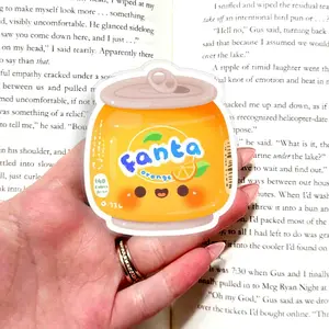 Cute Orange Soda Can Phone Grip Holder | Kawaii Aesthetic Popsocket Stand | Funny Drink Phone Accessories for Women Girls iPhone Android