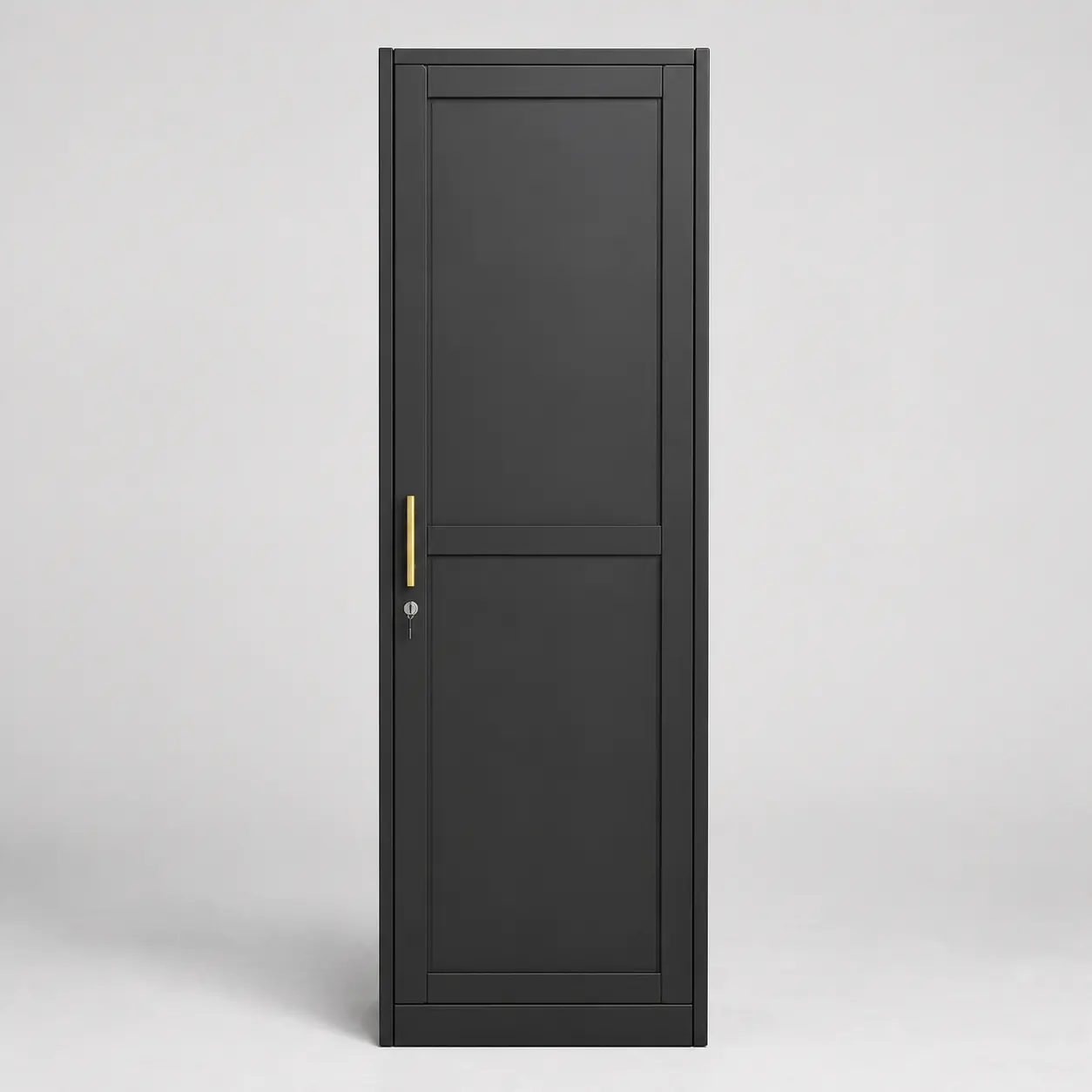 GEITIN Tall Metal Storage Cabinet with Locking Door & Adjustable Shelves, Freestanding Steel Utility Cabinet for Garage, Workshop, Office & Home Storage