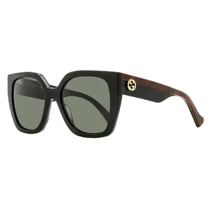 Gucci Square Web Sunglasses GG1300S 001 Black/Havana 55mm