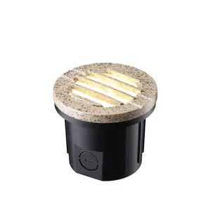 LeonLite® Grated In-Grade Light - Pebble Grey - 3000K