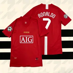 2024 Season Home Red Ronaldo #7 Short-Sleeve Soccer Jersey