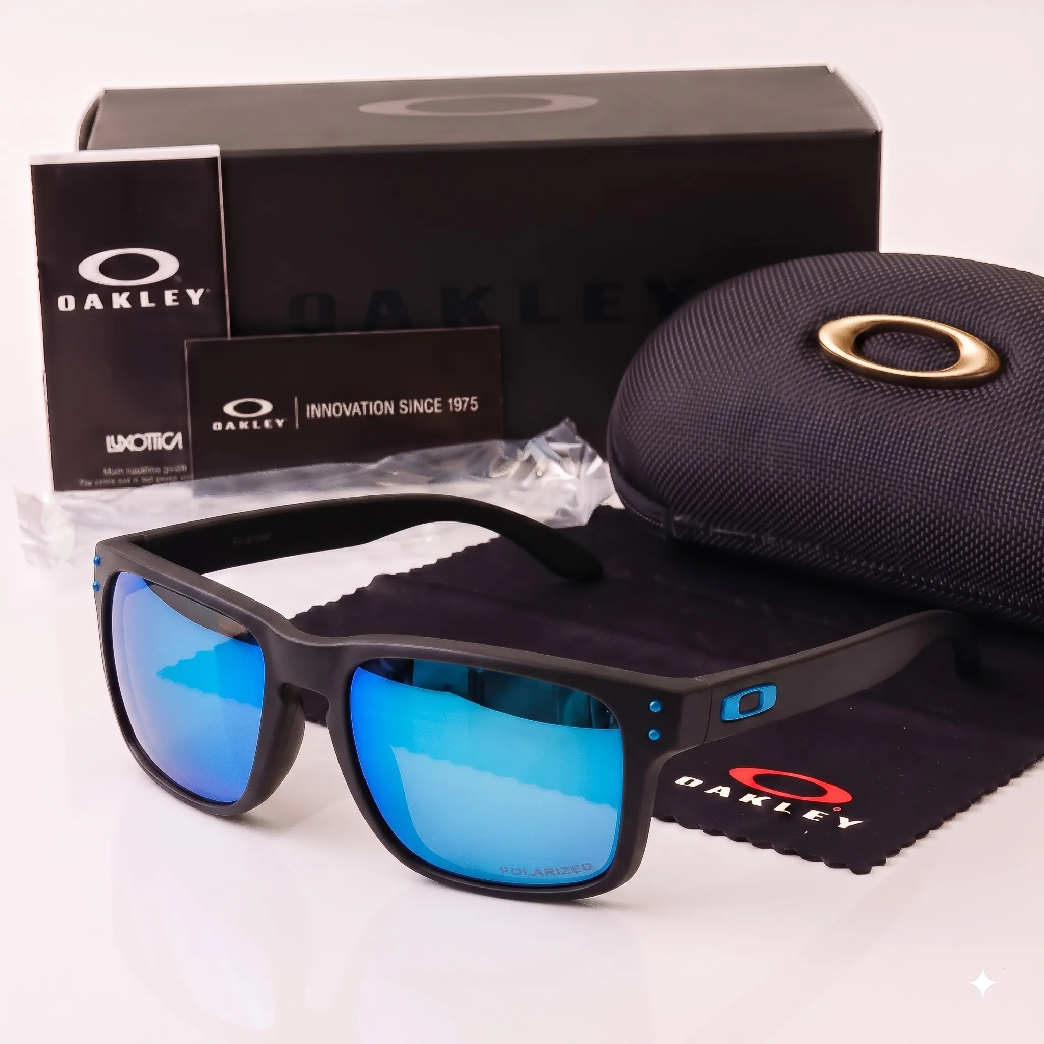 [Buy 2 get 1] Oakley Premium Outdoor Sunglasses Square Frame Polarized Lens Performance Eyewear for Men Women