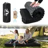 Night Cat 79x30x4" Rectangular Single-Person Portable Inflating Bed - Built-in USB Charging Electric Pump, Noise-Free Foam Foldable Sleeping Mat, Travel Mattress for Hiking, Outdoor Camping