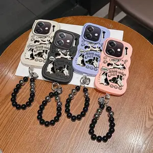 1 Piece Durable Suitable For OPPO A40/A38/A18/A40m/A16/A16s Flexible Cool puppy Phone Case Cover Suitable For OPPO A40m Featuring Premium And Lanyard In Home