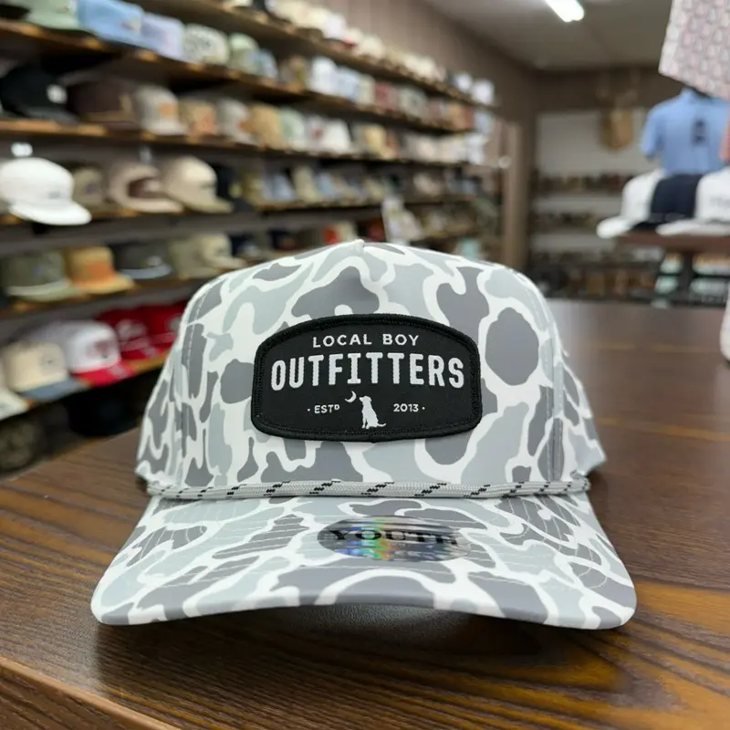 Yth Woven Patch HC Rope Hat Yth Woven Patch HC Rope Hat