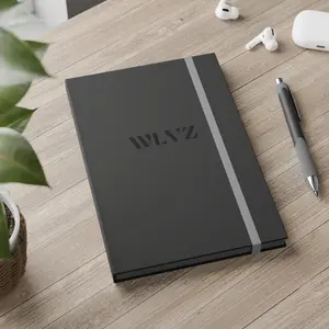 Stylish WLVZbook BLK/BLK Bullet Notebook for Daily Organization