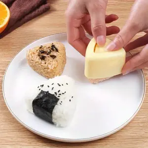 1pc New DIY Sushi Mold Onigiri Rice Ball Food Press Triangular Sushi Maker Mold Japanese Home Kitchen Bento Accessories Tools