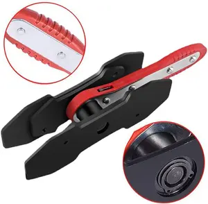 Brake Caliper Press Tool Car Ratcheting Brake Caliper Piston Spreader Press Tool with 2 pcs Steel Plates for Efficient Auto Repair