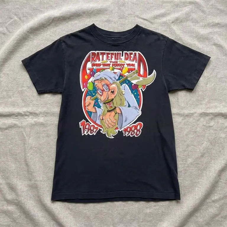 1988 Grateful Dead Band That Forgot Time T-Shirt
