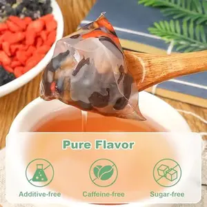 Ginseng Five Treasures Tea, Herbal Wellness Tea for Men and Women, Traditional Botanical Tea Bags, 30 Bags